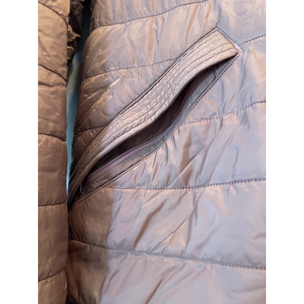 Lululemon Reversible Quilted Bomber Jacket Mauve Pink Puffer Full Zip Women's - Picture 11 of 15